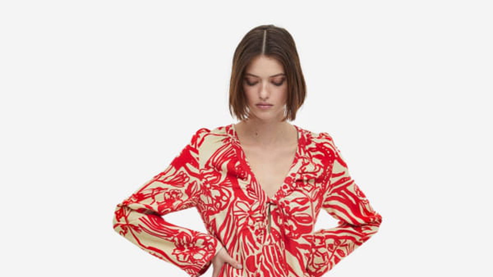 Robe à motifs H&M