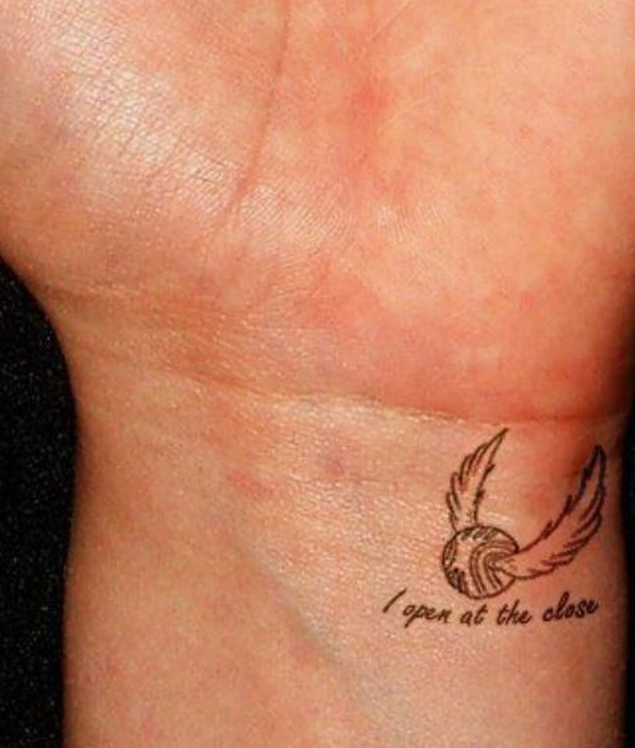 Tatouage Harry Potter Vif D Or Vif d'Or sur le poignet