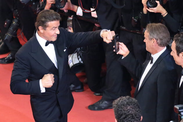 Sylvester Stallone fait le show sur le tapis rouge