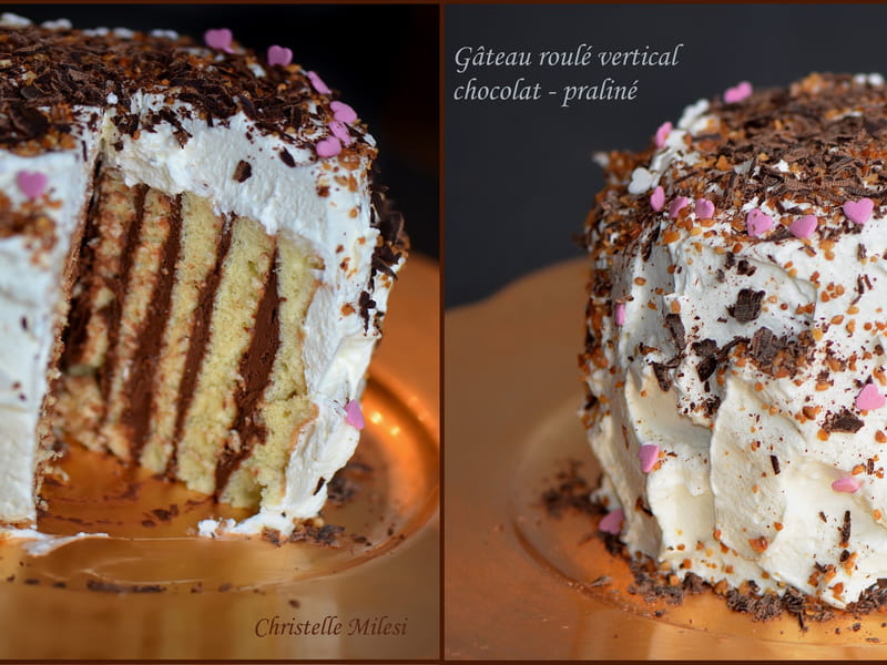 Recette De Gateau Roule Vertical Chocolat Praline