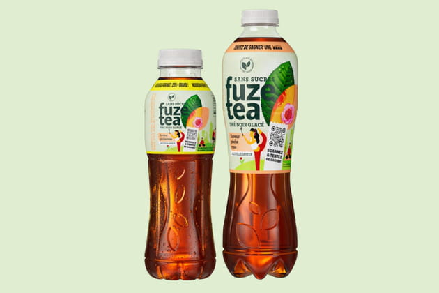 Fuze Tea saveur P&ecirc;che Rose sans sucres