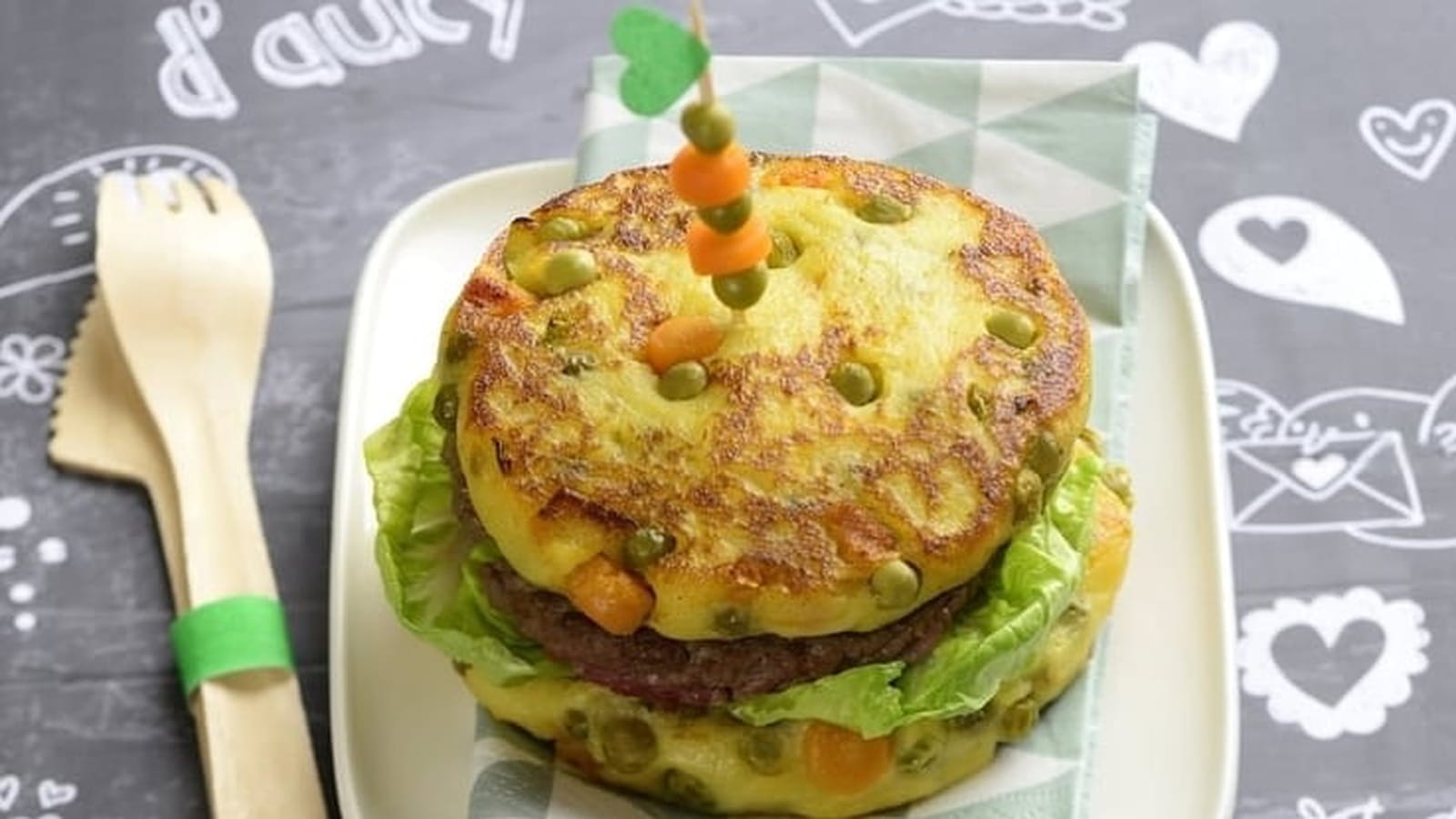 Burger aux légumes