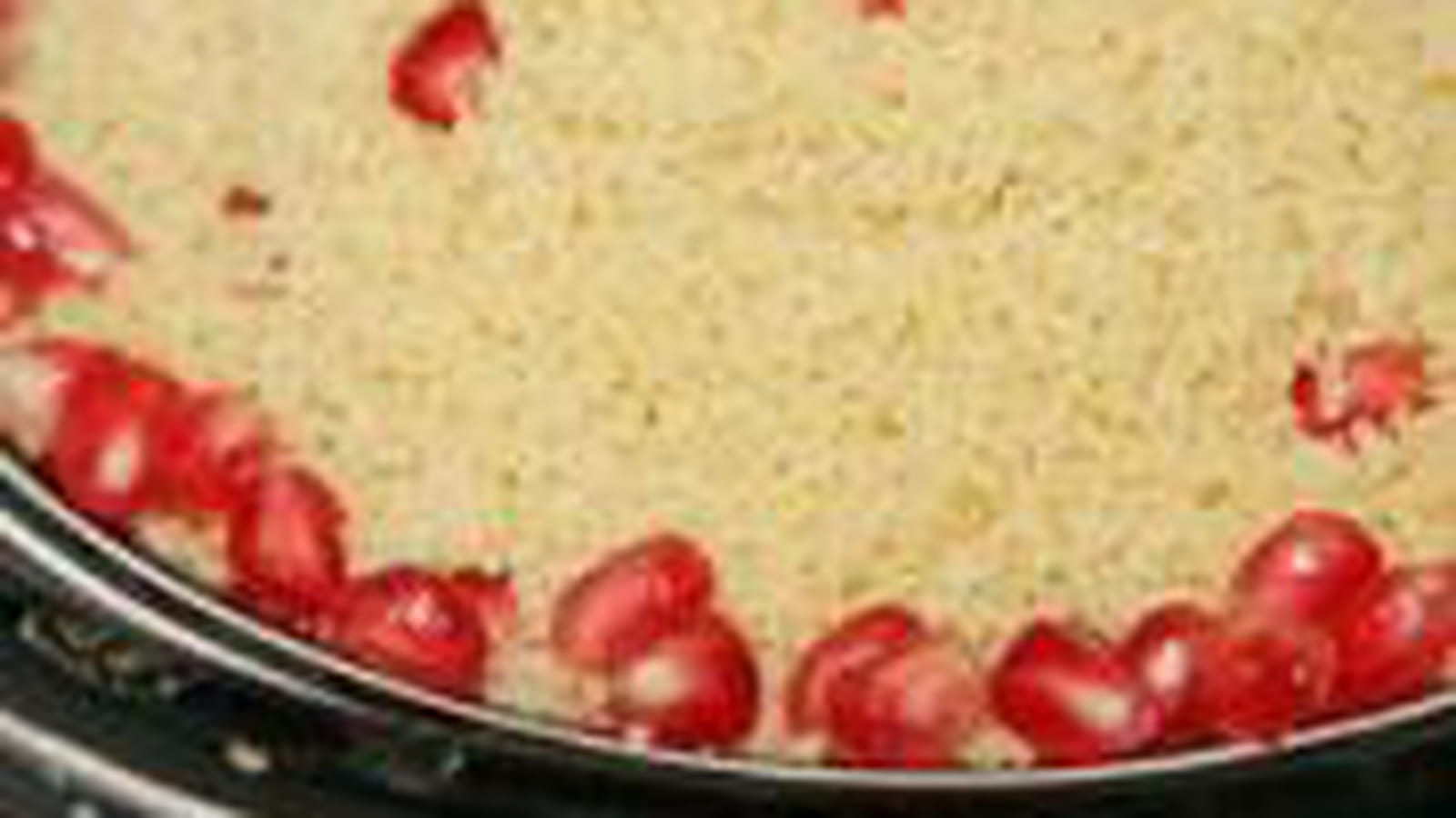 Couscous grenade amandes miel