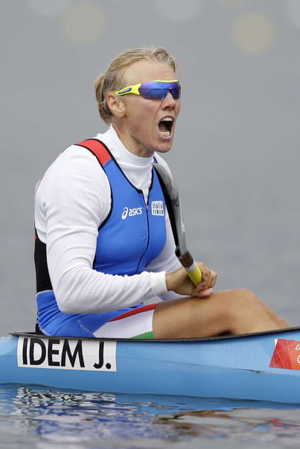 La kayakiste Josefa Idem