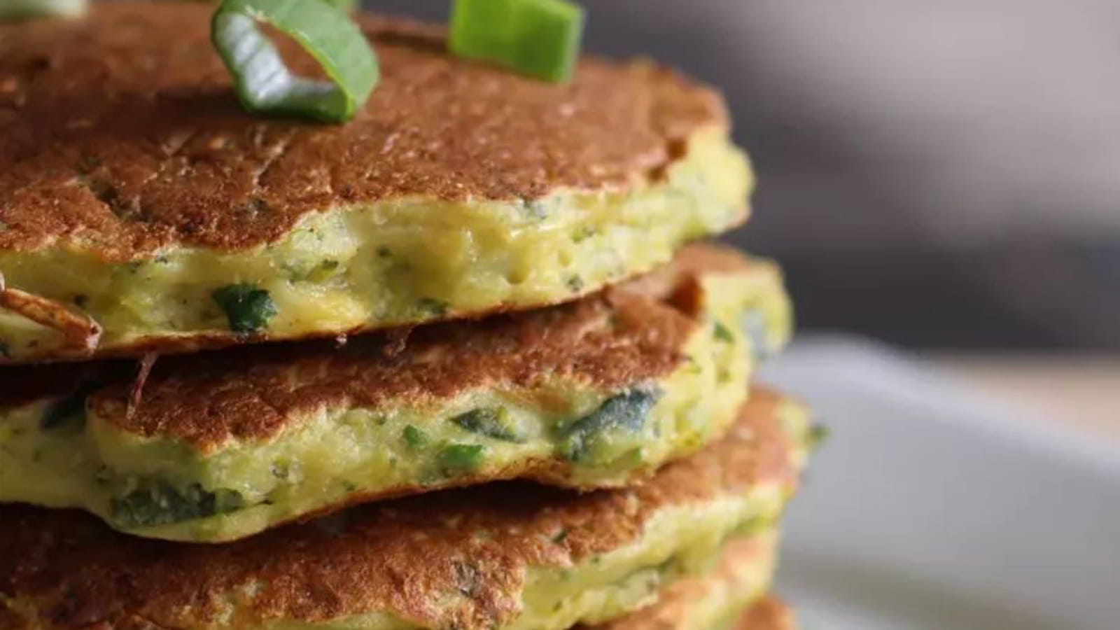 Galettes de légumes verts au cumin