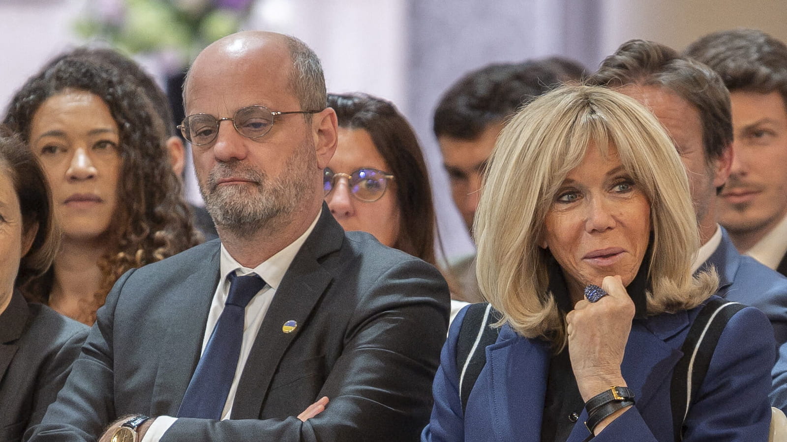 Jean-Michel Blanquer et Brigitte Macron