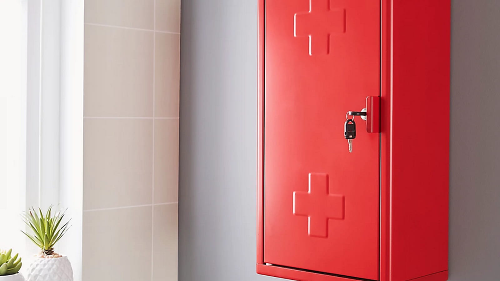 Une armoire à pharmacie qui se fait remarquer 