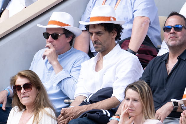 Tomer Sisley, fidèle spectateur lors de la finale de Roland-Garros