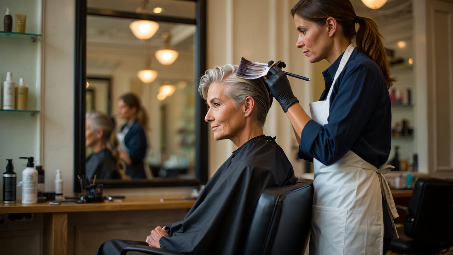 After 60, this hairdresser’s tip makes you look younger from the first color