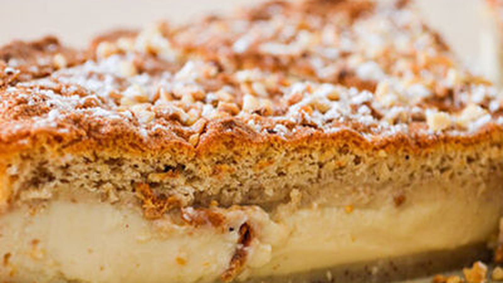 Gâteau magique au praliné