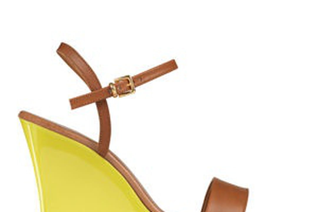 minelli sandales jaunes