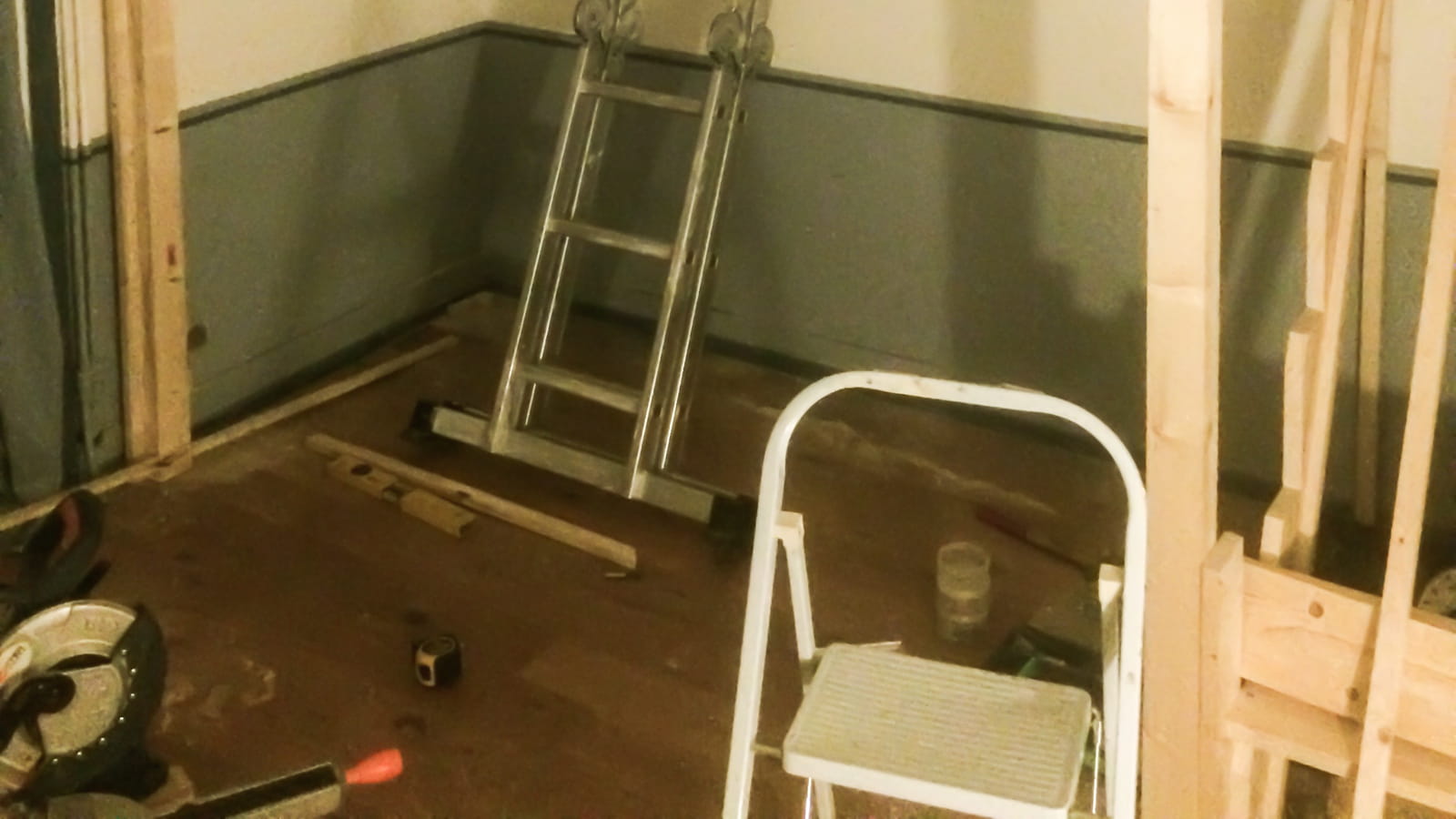 Construction de la cabane