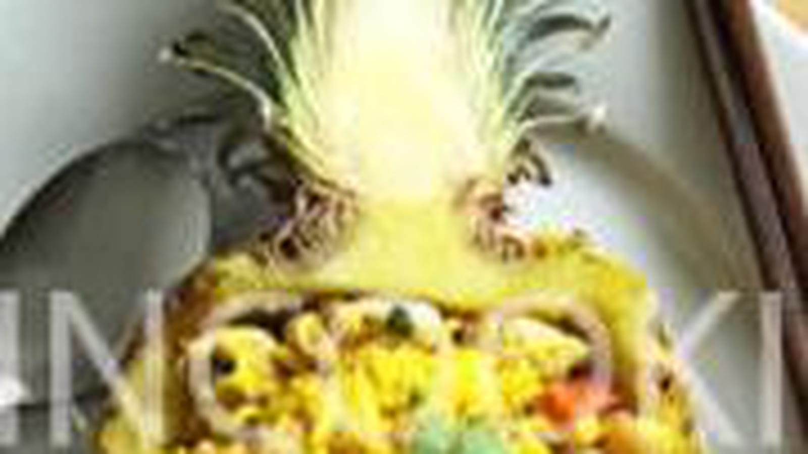 Riz à l'ananas et au poulet