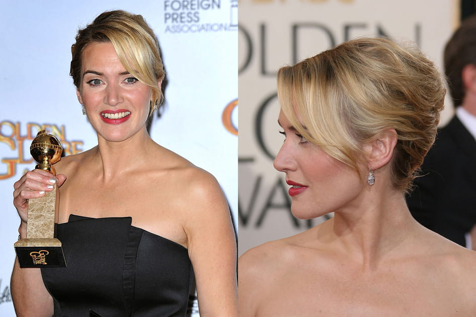 Le chignon banane avec m&egrave;che de Kate Winslet