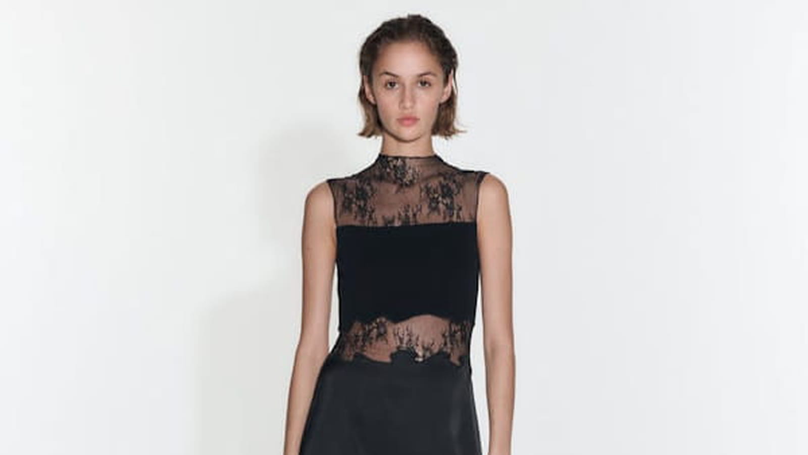 Robe noire Zara