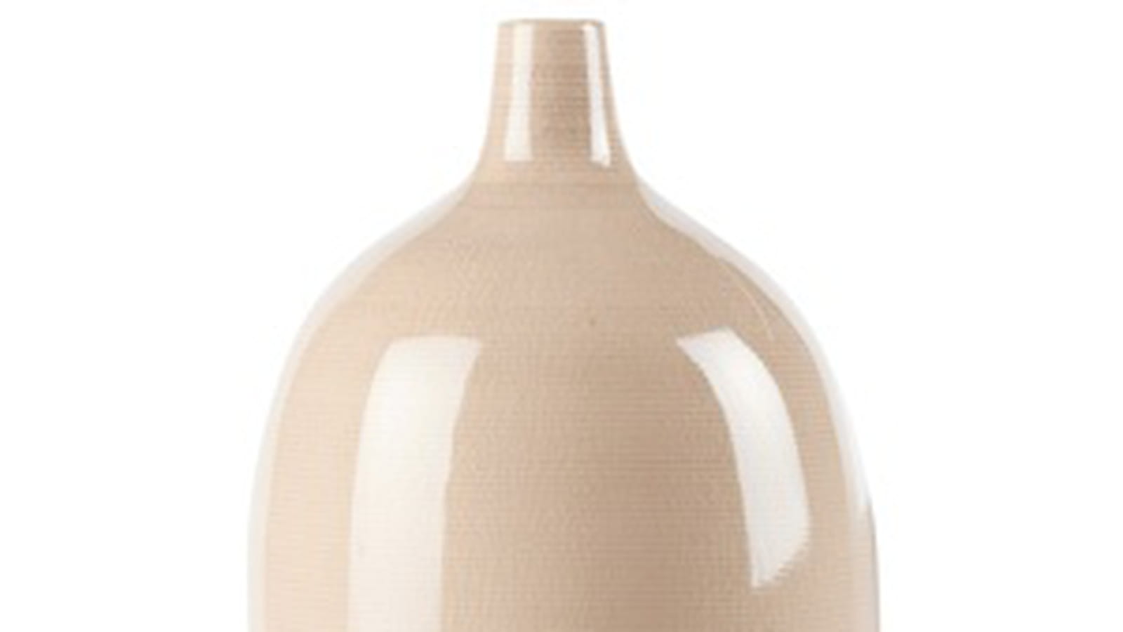 Vase "Sable" beige de But