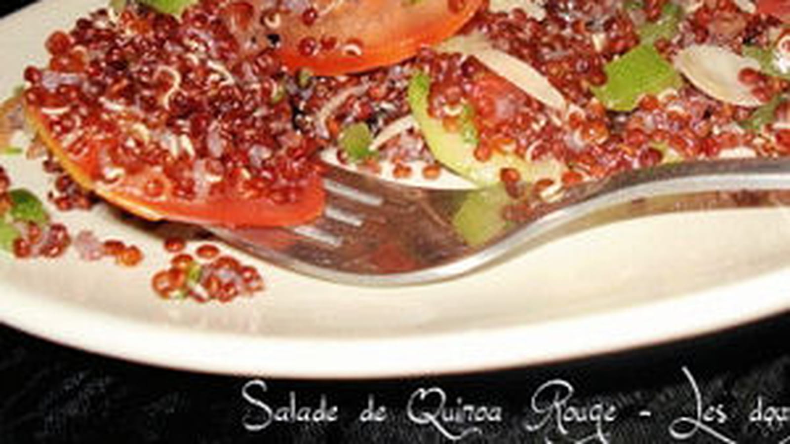 Salade de quinoa rouge