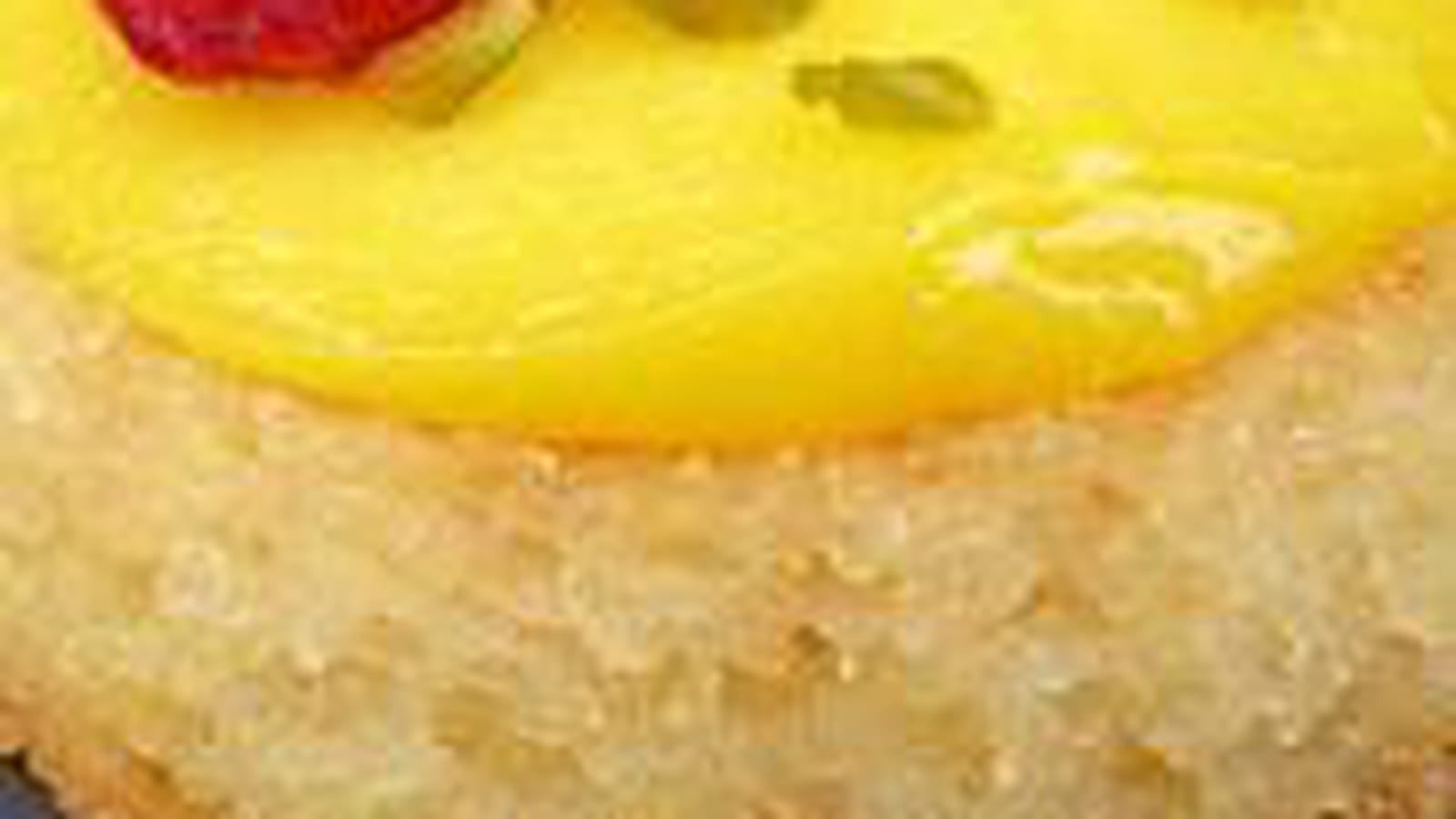 Fondant amande-amaretto, crème au citron