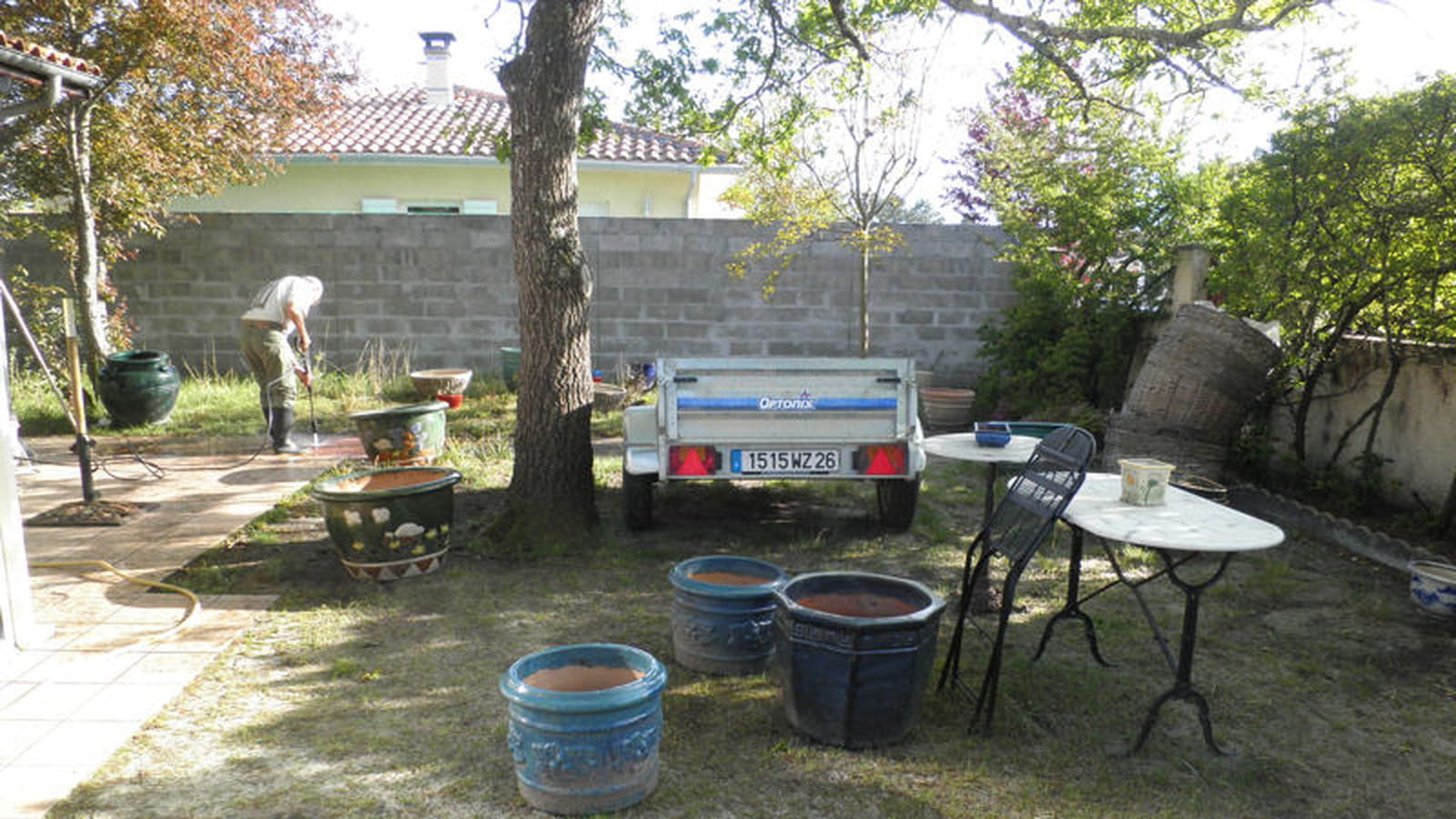 Jardin à l'abandon