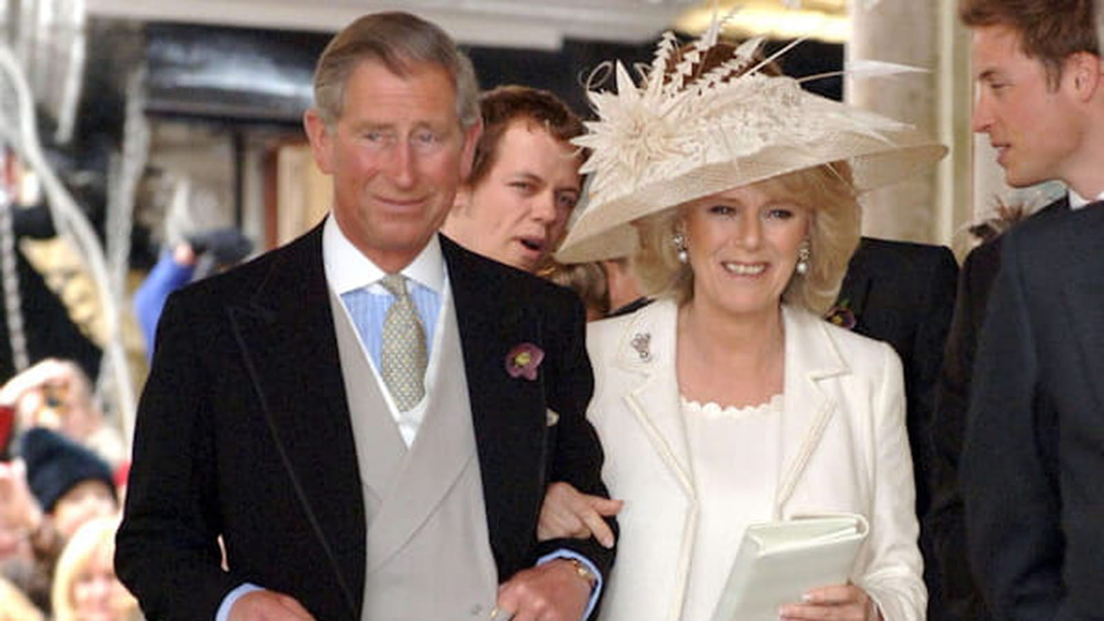 Camilla Parker-Bowles le 9 avril 2005