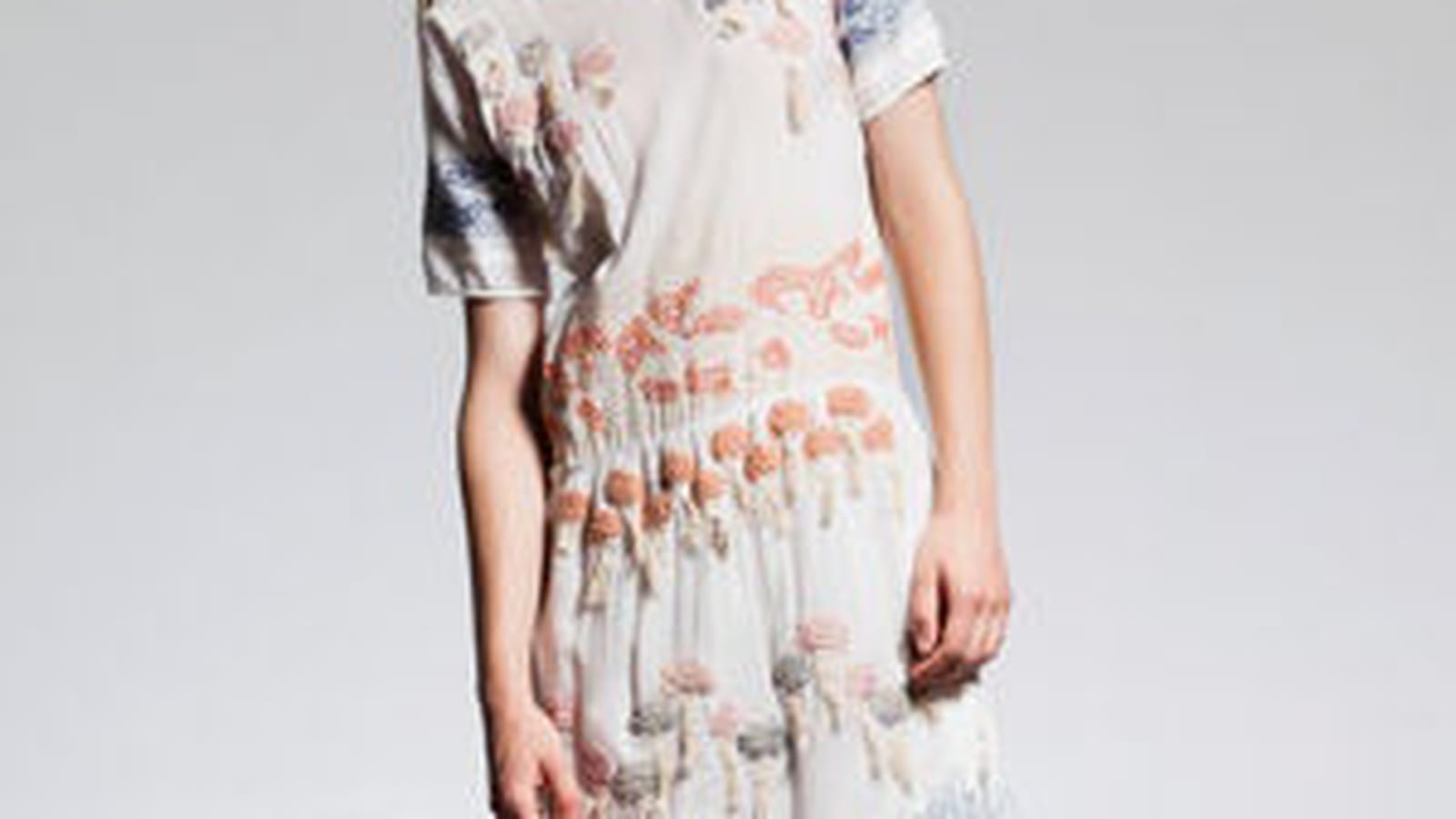 Robe en crêpe de coton de forte-forte