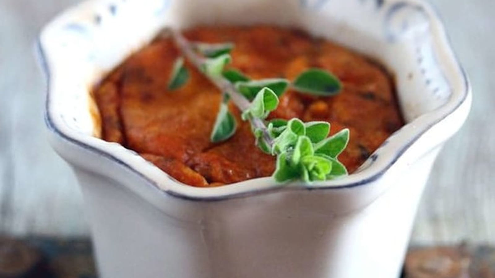Flan d'aubergines et tomates à la provençale