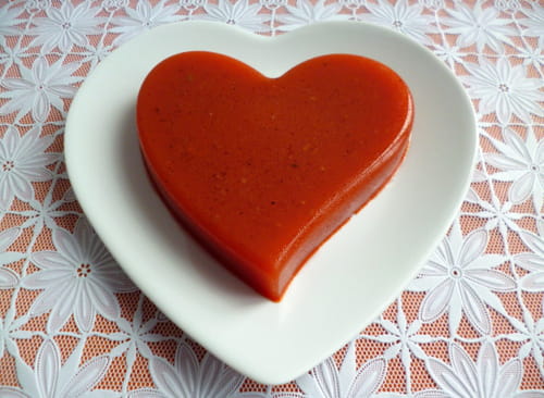 Flan coeur détox pomme poire orange carotte citron betterave cardamome à l'agar-agar