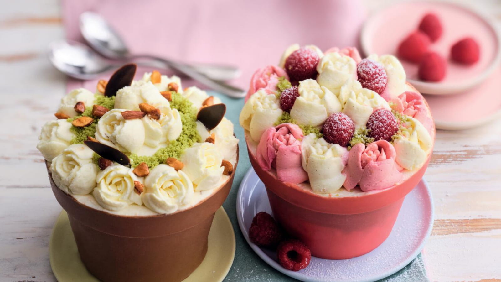 Les jolies fleurs tendrement chocolat de Picard