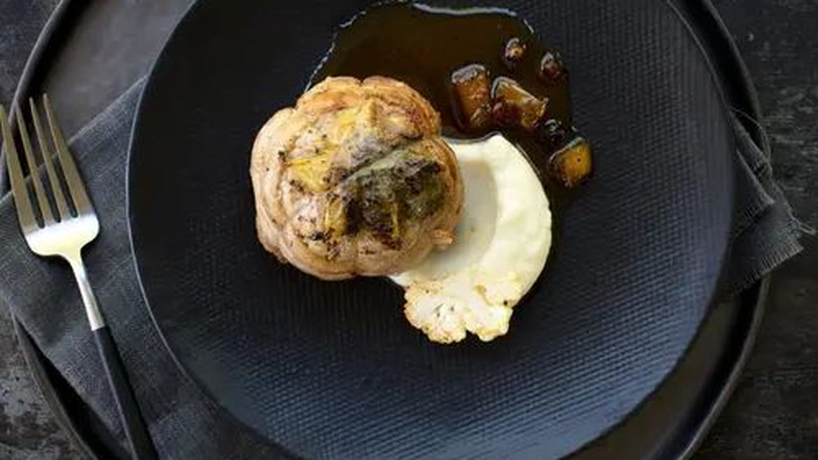 Paupiettes de veau au beurre truffé