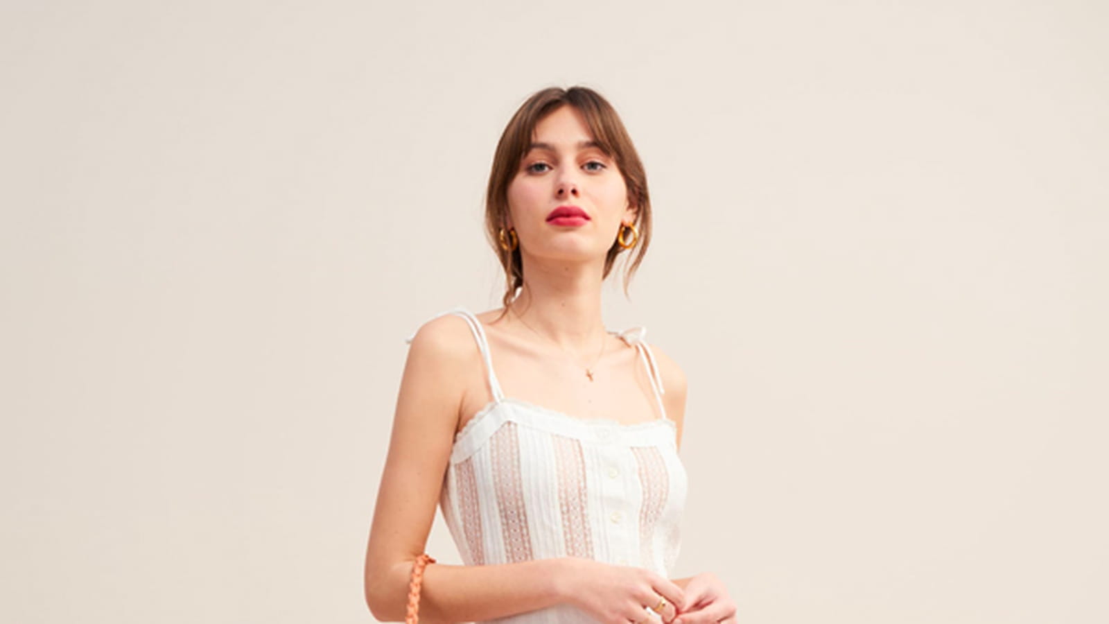 Robe blanche Rouje 