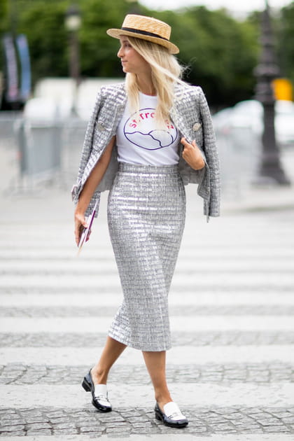 Street style &agrave; Paris : le tailleurs twist&eacute;