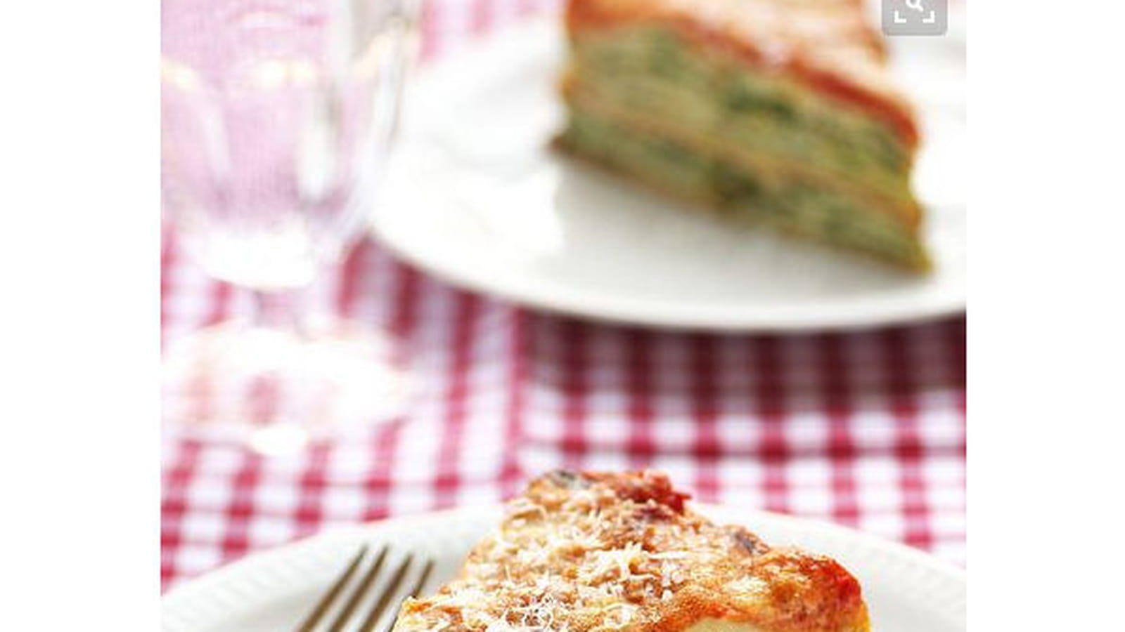 Lasagnes de crêpes ricotta et épinards
