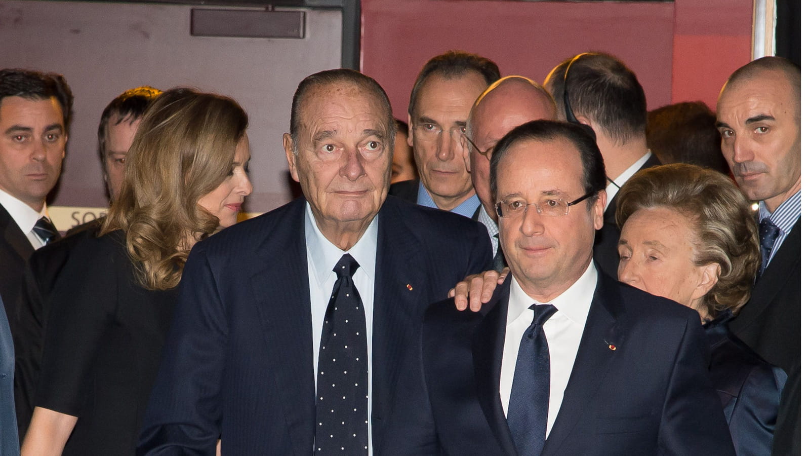 Jacques Chirac et François Hollande