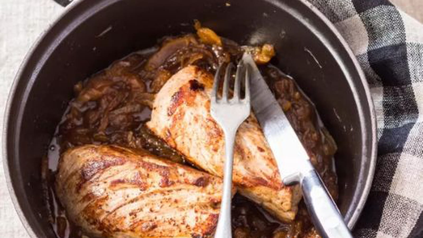 Filet mignon de porc au miel de châtaignier de Michel Tanguy