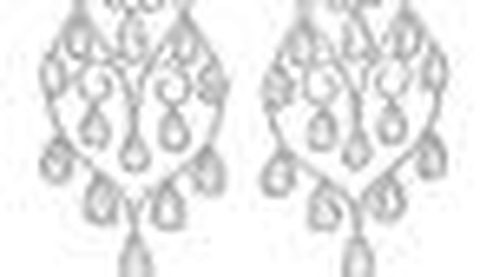 Boucles d'oreilles "chandelier" en diamants