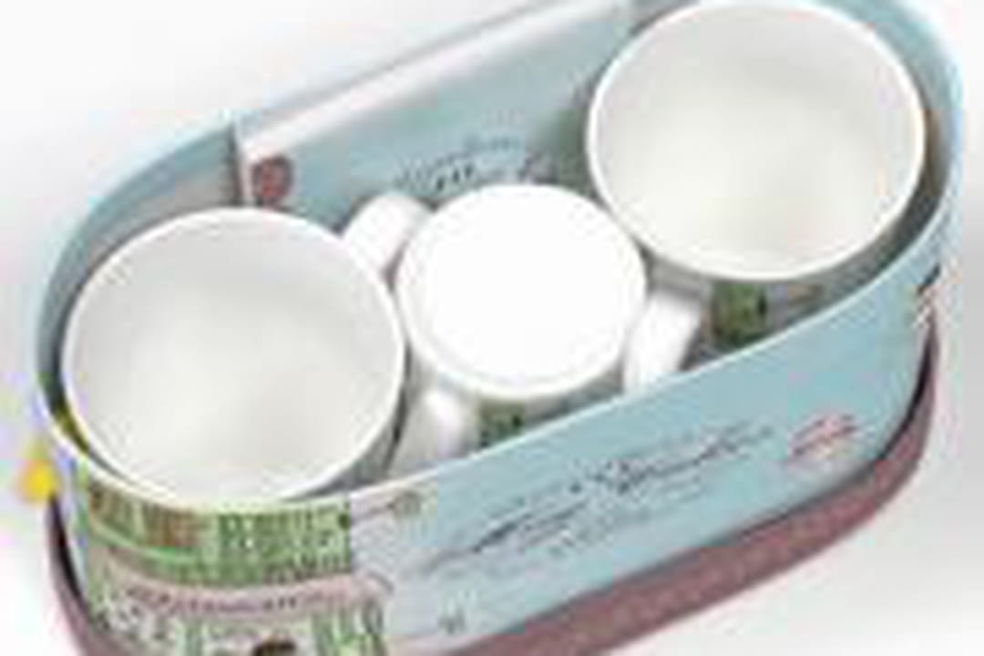 Coffret Duo De Mugs Amour - "L'amour C'est Beau..." Et "...à Deux C'est Merveilleux", Céramique