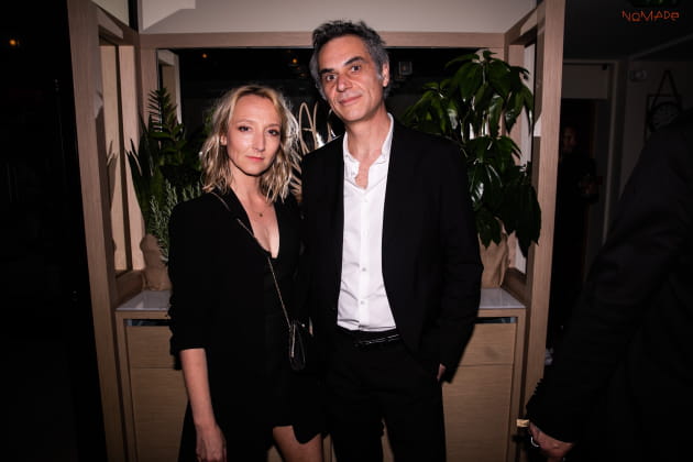 Audrey Lamy et le r&eacute;alisateur Allan Mauduit, au Five Seas Hotel, le 16&nbsp;mai