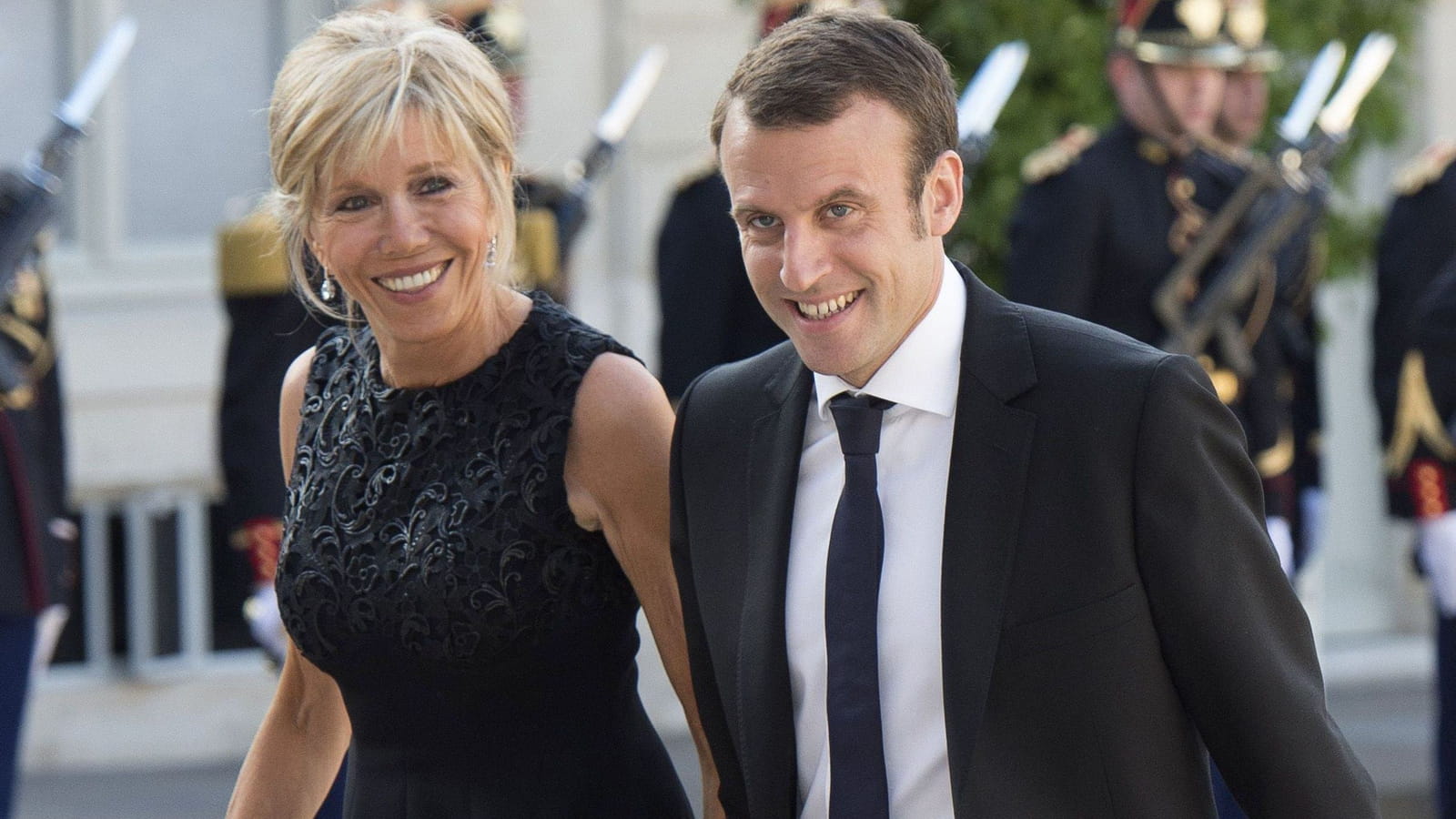 Emmanuel Macron et Brigitte Trogneux