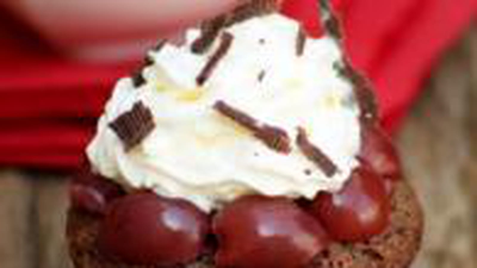 Forêt-noire version cupcake