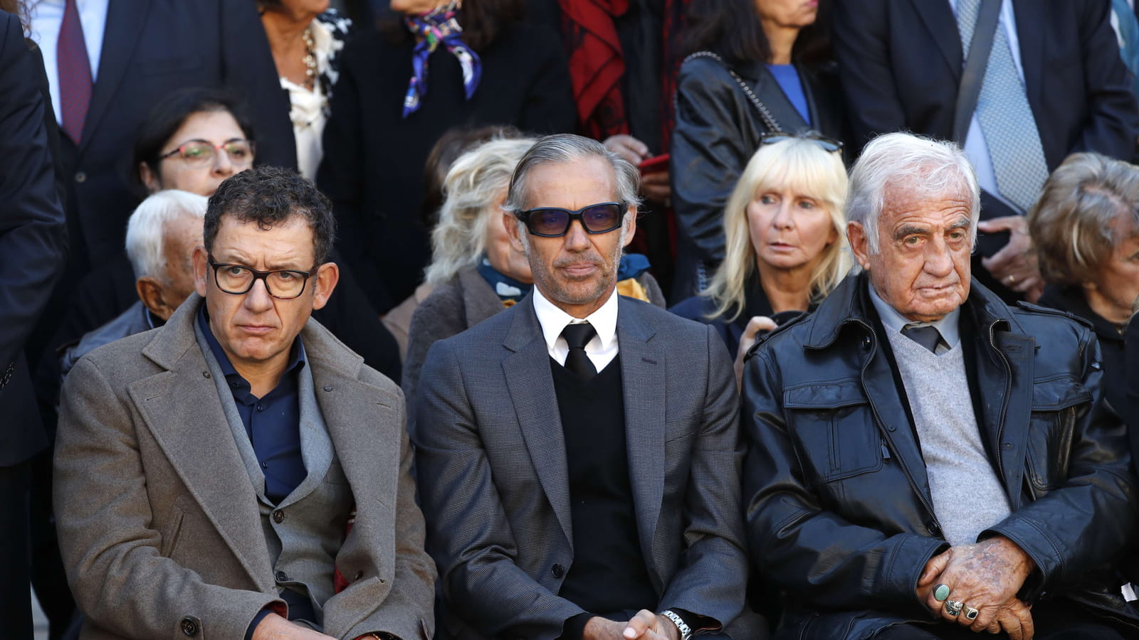 Dany Boon, Paul Belmondo et son père Jean-Paul Belmondo