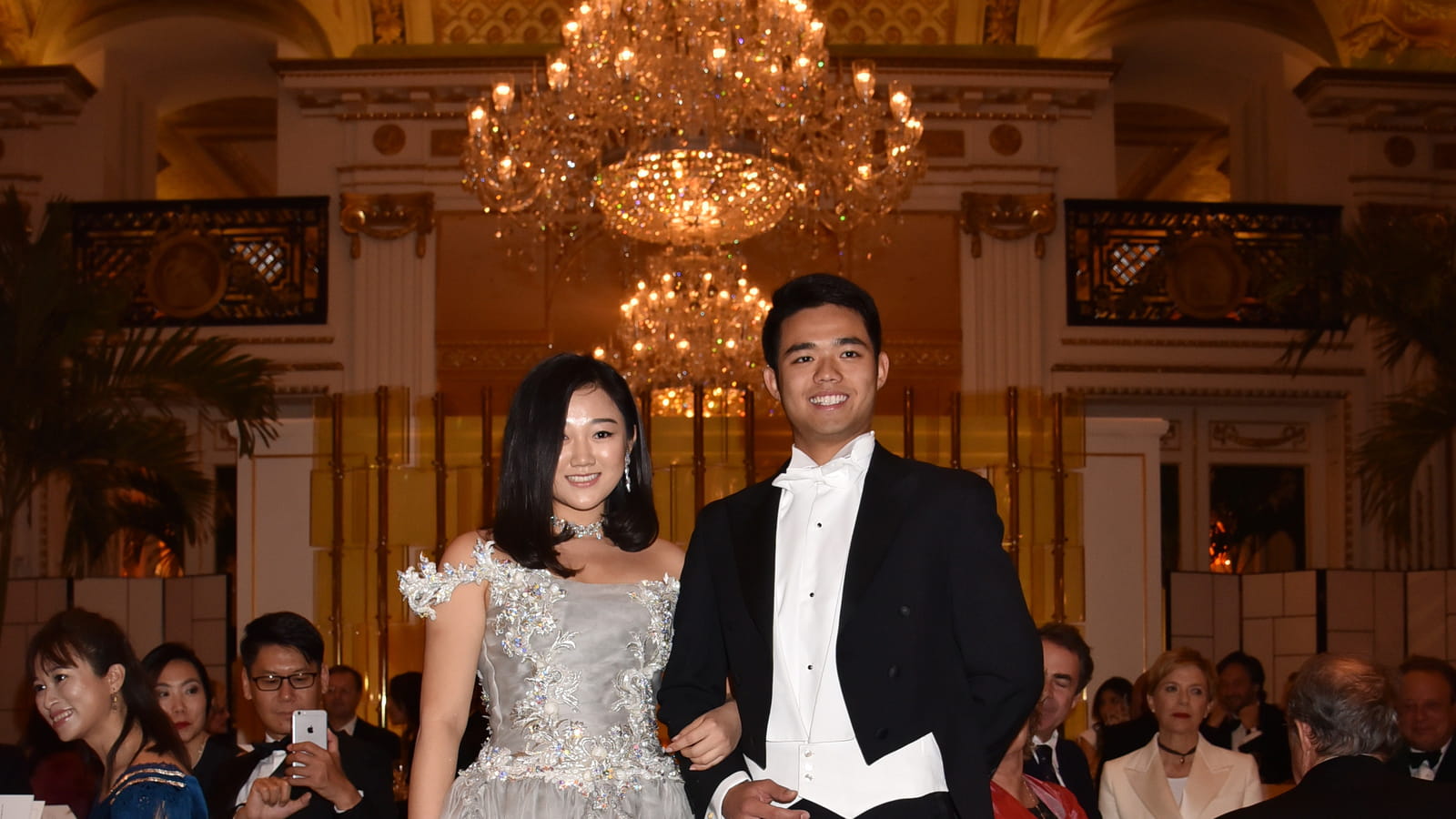 Donna Yuan et son cavalier Marco Lam