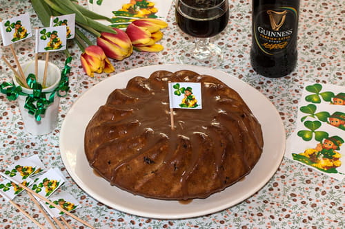 Irish Porter Cake et crème de Whisky