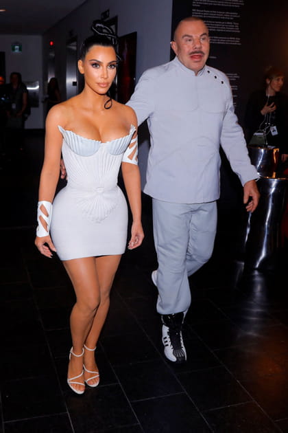 Thierry Mugler et Kim Kardashian le 25&nbsp;f&eacute;vrier 2019