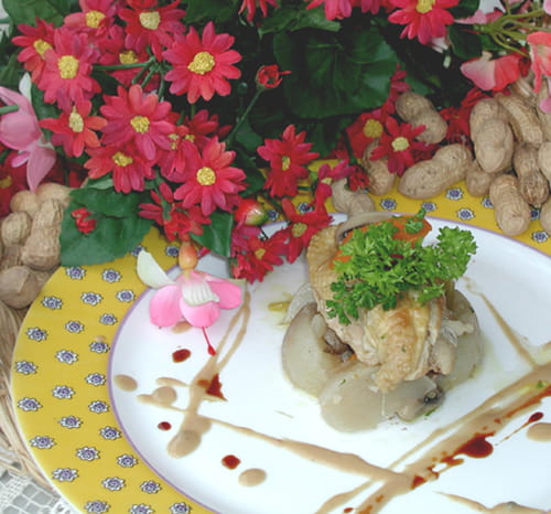 Poulet au beurre de cacahuètes