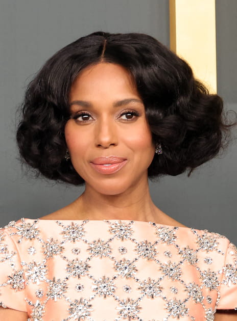 Kerry Washington adopte le carr&eacute; de l'hiver