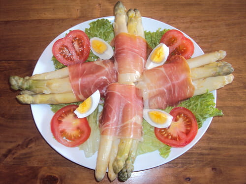 Asperges au jambon