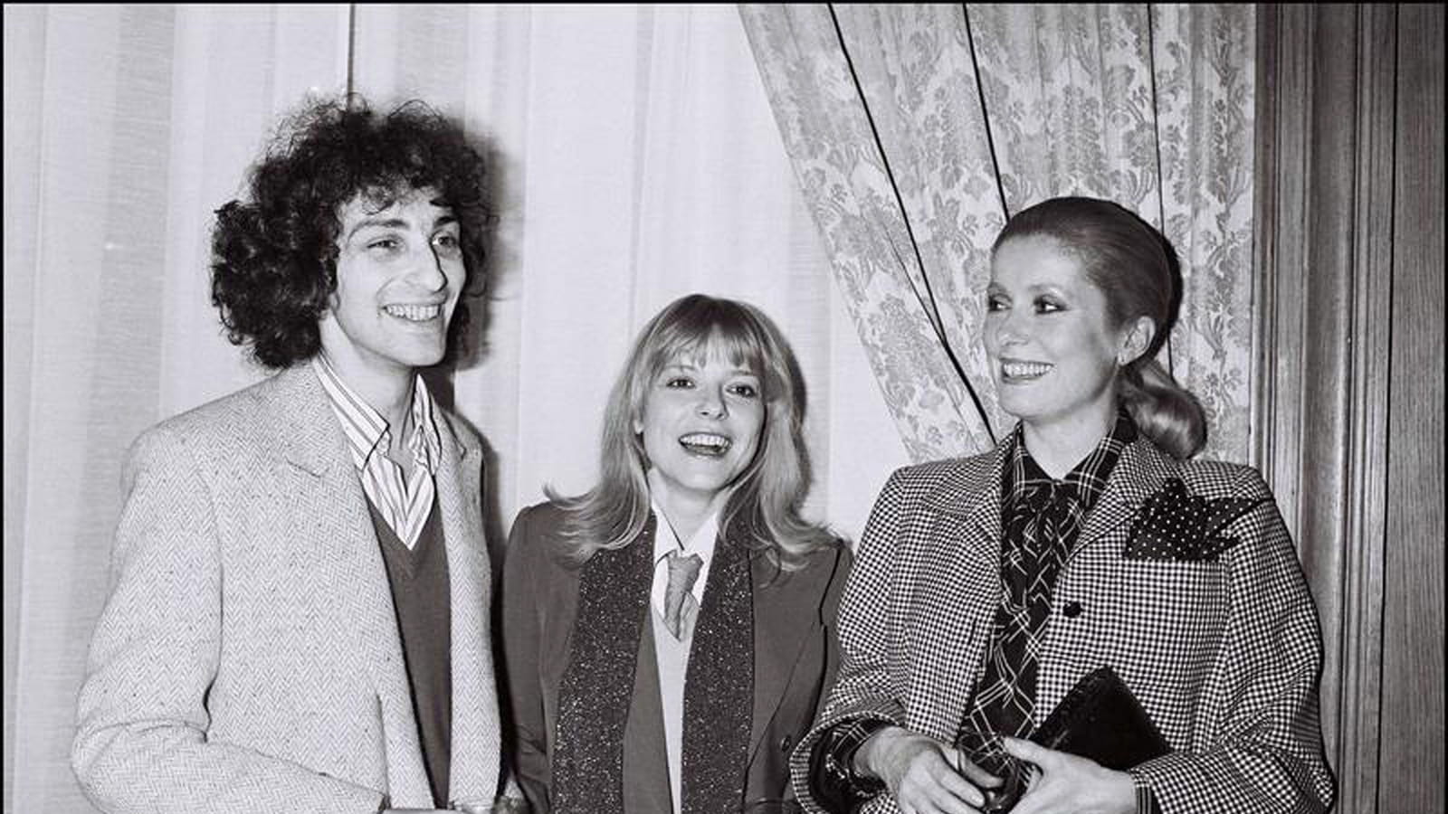 Le couple Berger - Gall avec mademoiselle Catherine Deneuve