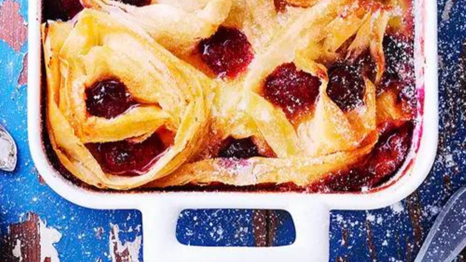 Crousti-fondant aux fruits rouges