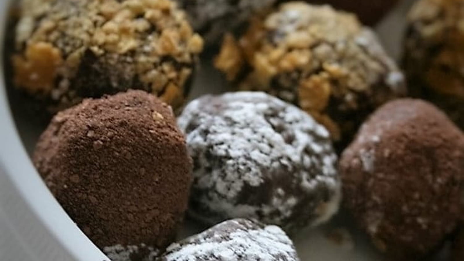 Truffes sans œuf ni gluten