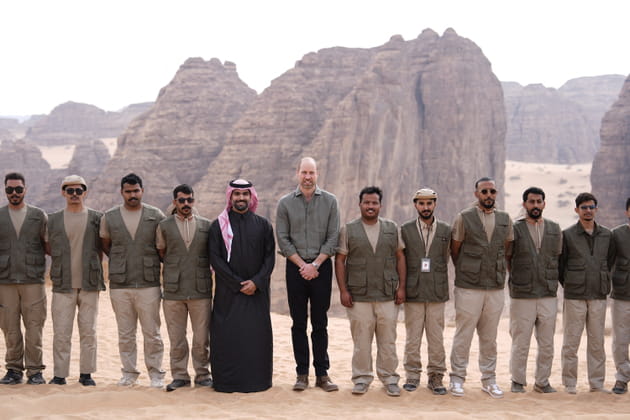 Prince William en Arabie Saoudite&nbsp;: sa rencontre avec le ministre de la Culture dans un d&eacute;cor ir&eacute;el